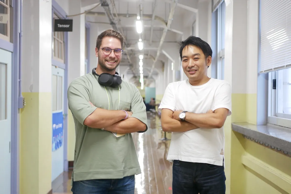 創業者の山本真潮とStefan Mihaylov